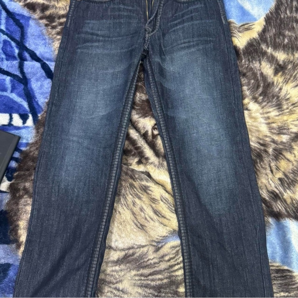 True Religion Dark Blue Straight Jeans